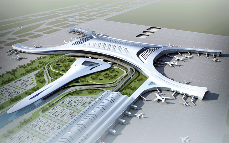 公司参与监理的郑州机场综合交通枢纽工程项目